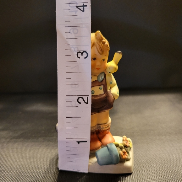 Goebel I'm Sorry Charming Hummel Boy Figurine with Dog and Bird 1997 - Picture 2 of 8